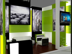 booth exhibition stand Modèle 3D
