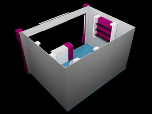 booth exhibition stand 3D Model