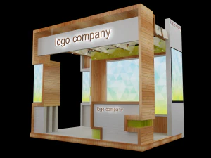 виставковий стенд 3D Модель