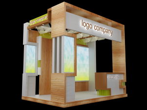 booth exhibition stand 3D 模型