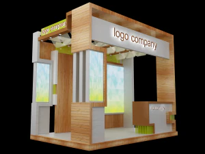 booth exhibition stand 3D Model