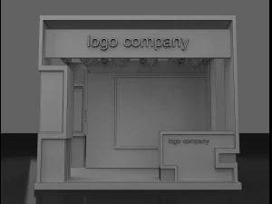 booth exhibition stand 3D Model