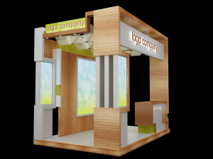 booth exhibition stand 3D 模型