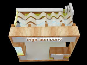 booth exhibition stand 3D 模型