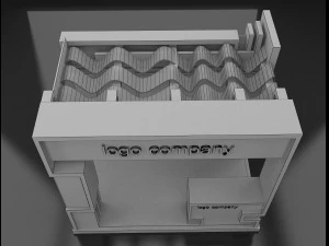 booth exhibition stand 3D Model
