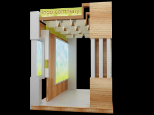 booth exhibition stand 3D 模型
