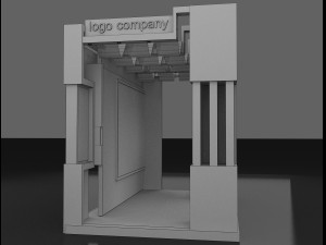 booth exhibition stand 3D 模型