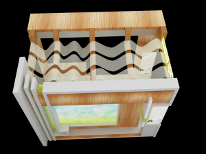 booth exhibition stand 3D 模型