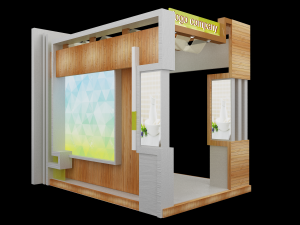 booth exhibition stand 3D 模型
