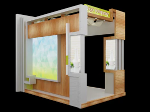 booth exhibition stand 3D Model