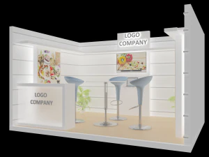 booth exhibition stand 3D Model