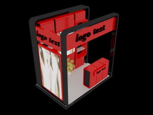 booth exhibition stand Model 3D