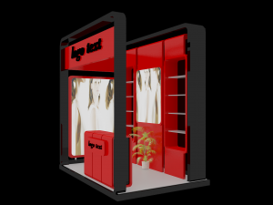 booth exhibition stand Modelo 3D