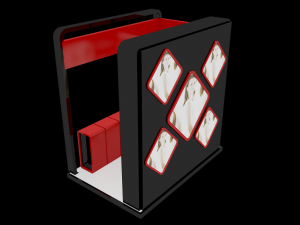 booth exhibition stand Modelo 3D
