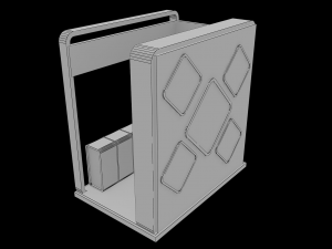booth exhibition stand Modelo 3D