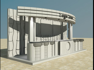 booth exhibition stand 3D Model