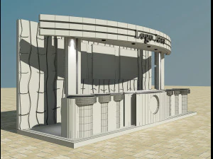 booth exhibition stand 3D Model