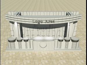 booth exhibition stand 3D Model