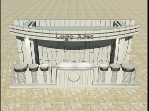 booth exhibition stand 3D Model