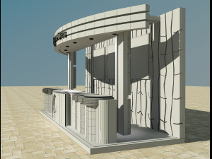 booth exhibition stand 3D Model