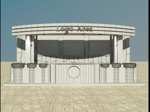 booth exhibition stand 3D Model