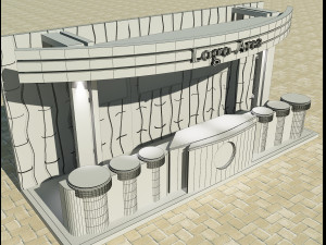 booth exhibition stand 3D Model