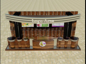 booth exhibition stand 3D Model