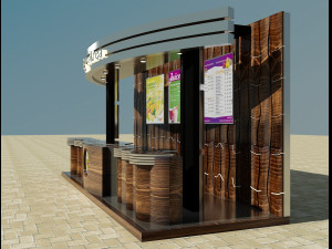 booth exhibition stand 3D Model