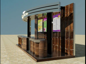 booth exhibition stand 3D Model