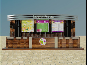 booth exhibition stand 3D Model