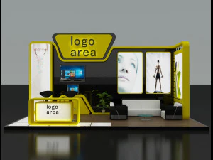 booth exhibition stand 3D Model