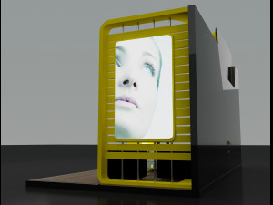 booth exhibition stand 3D 模型