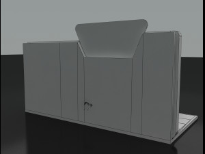 booth exhibition stand 3D 模型