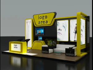 booth exhibition stand 3D Model