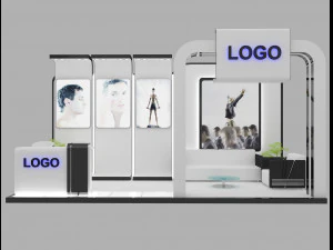 booth exhibition stand 3D Model