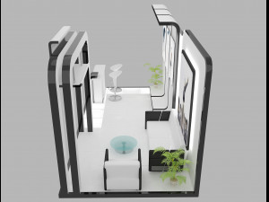 booth exhibition stand 3D-Modell