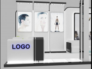 booth exhibition stand 3D-Modell