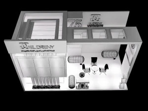 booth exhibition stand 3D Model