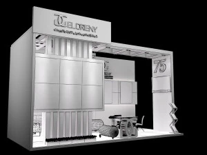 booth exhibition stand 3D Model