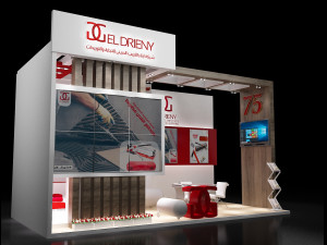booth exhibition stand Model 3D