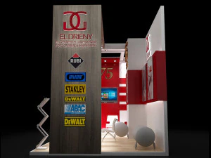 booth exhibition stand 3D Model