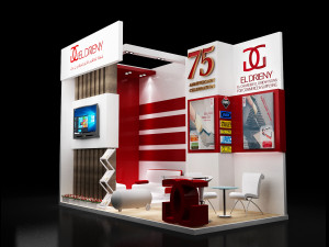 booth exhibition stand 3D Model