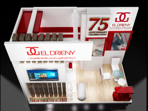booth exhibition stand Modèle 3D