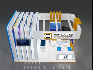 Stand de exposi&ccedil;&atilde;o a647b Modelo 3D