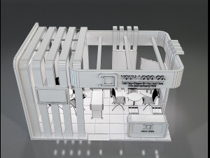 Booth Stand Exhibition a647b 3D Model