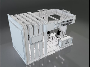 Booth Stand Exhibition a647b 3D Model