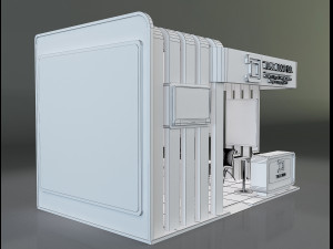 Booth Stand Exhibition a647b 3D Model