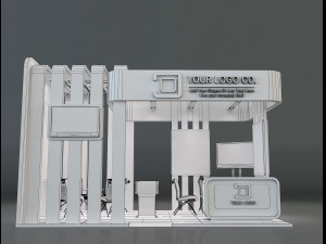 Booth Stand Exhibition a647b 3D Model