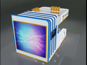 Booth Stand Exhibition a647b 3D Model