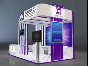 Booth Stand Exhibition a647c 3D Model